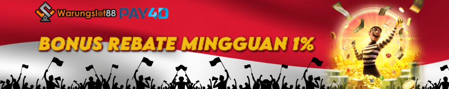 BONUS REBATE MINGGUAN 1% HANYA DI WARUNGSLOT88